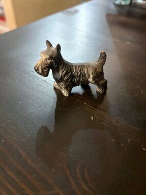Vintage Scottish Terrier Dog Figurine Mini